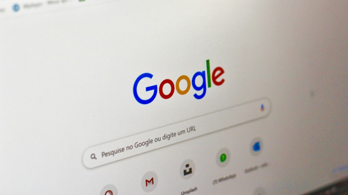 Écran d'ordinateur affichant la page de recherche Google